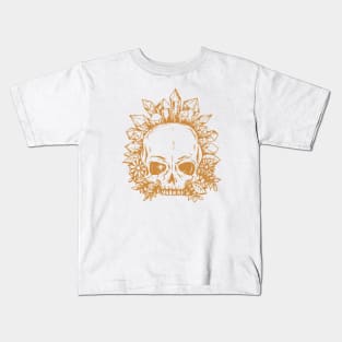 Crystal Skull - Golden Kids T-Shirt